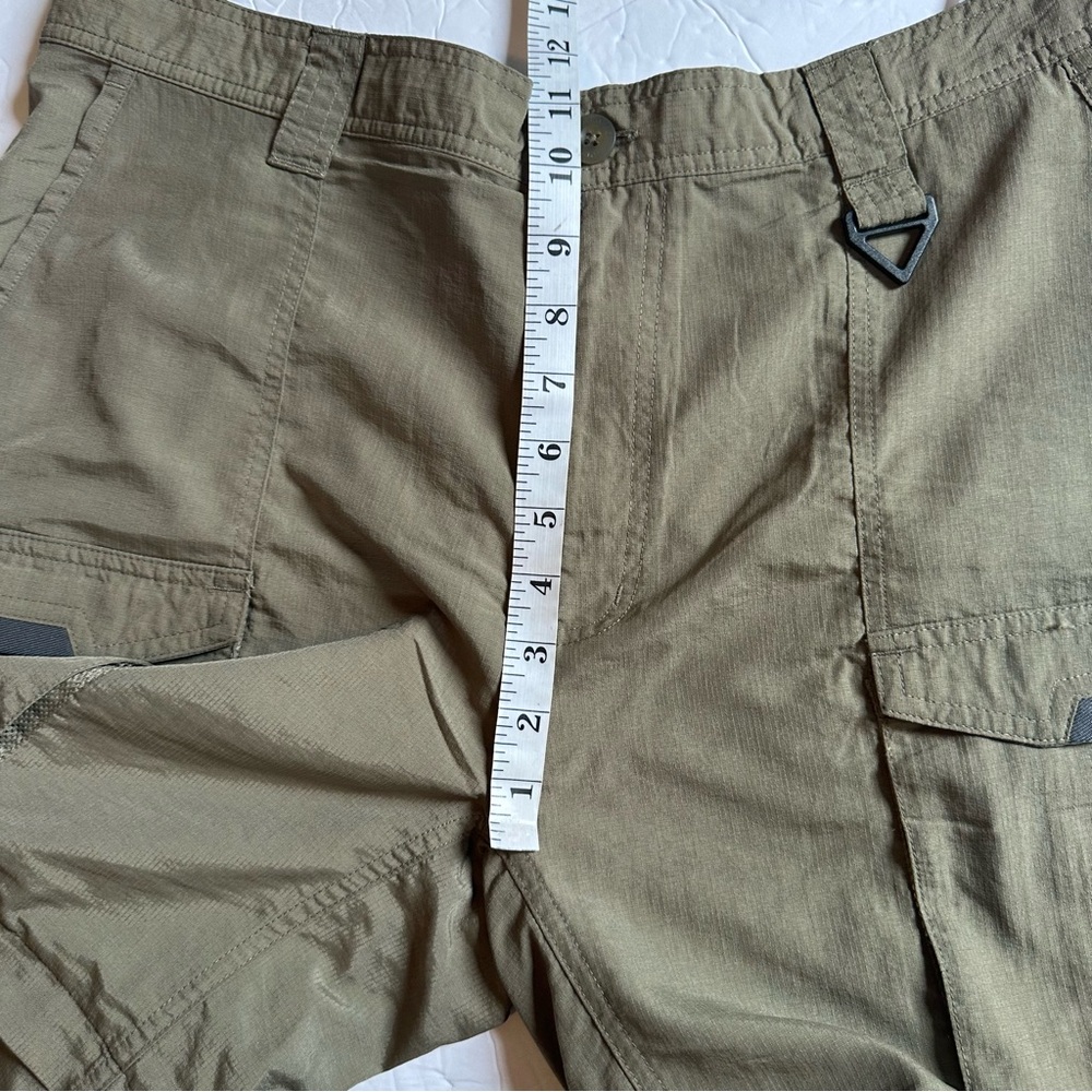 Columbia Men’s Olive Performance Fishing Gear Zip Convertible Pants- Size Large - Picture 7 of 14